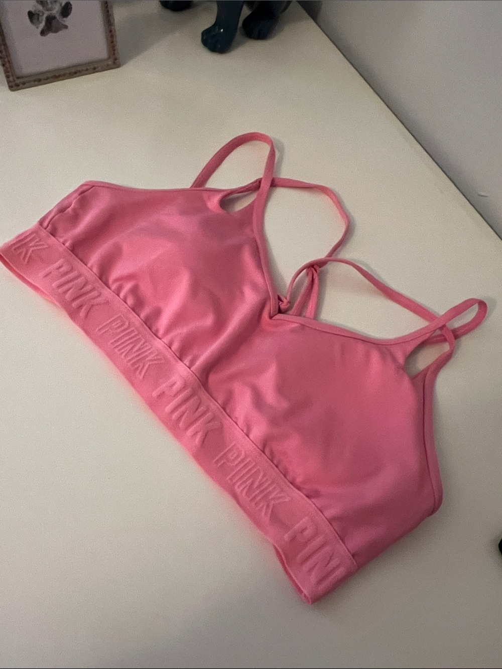 2/$7 PINK Victoria's Secret Hot Pink Seamless Bralette